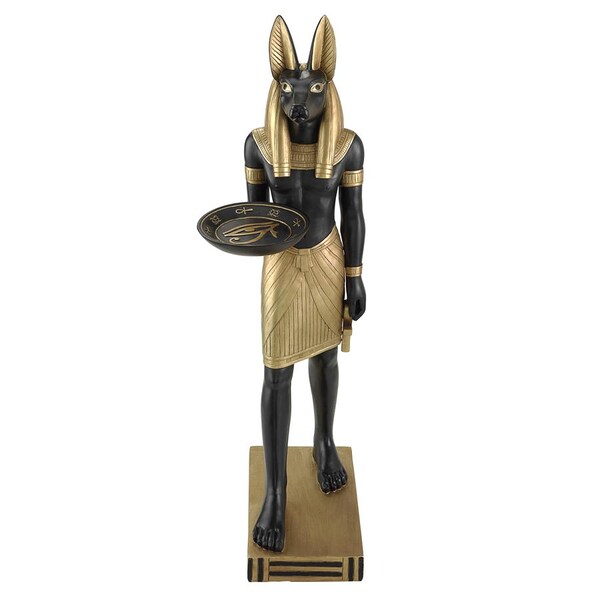 Design Toscano Anubis, Servant of the Pharaohs Pedestal Table - EU32518
