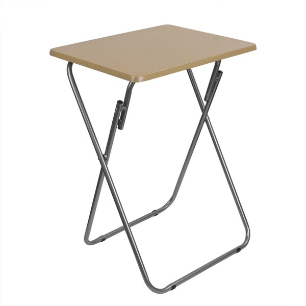 Home Basics Home Basics Multi-Purpose Foldable Table, Natural - ZOR96320