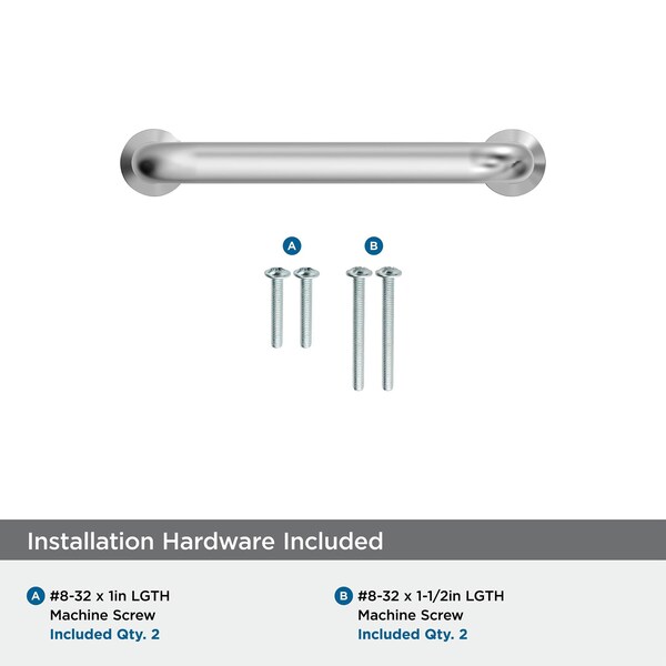 Amerock Factor 3 inch 76mm Center-to-Center Polished Chrome Cabinet Pull - BP3738026