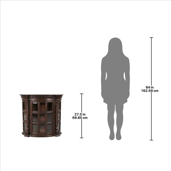 Design Toscano Cardington Square Manor Curio Cabinet - AF2119