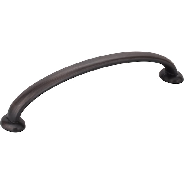 Jeffrey Alexander 128 mm Center-to-Center Brushed Oil Rubbed Bronze Hudson Cabinet Pull - 650-128DBAC