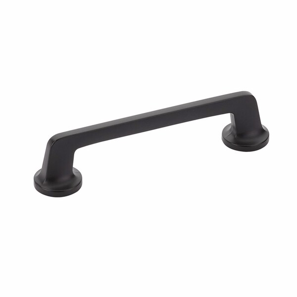 Schaub 5in Center to Center Northport Round Cabinet Pull Matte Black Finish - 212-MB