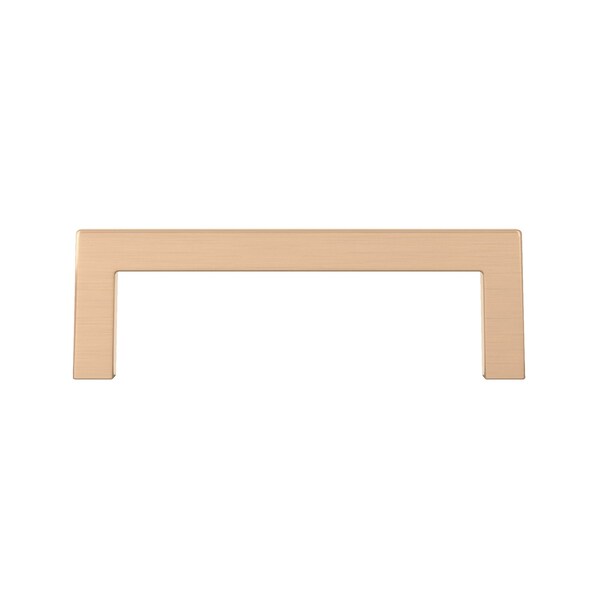 Richelieu Lambton Collection 3 3/4-inch (96 mm) Champagne Bronze Modern Rectangular Cabinet Pull - BP87396CHBRZ