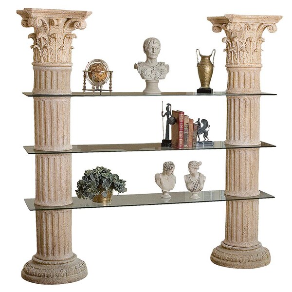 Design Toscano Columns of Corinth Shelves - NE68471