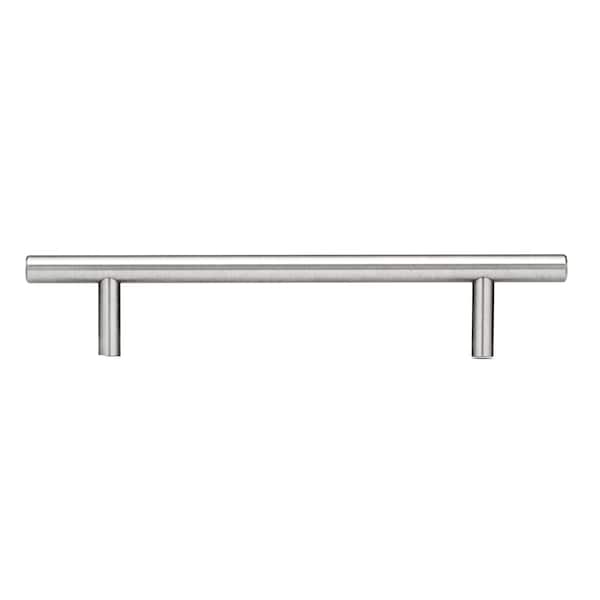 Richelieu 5-1/16 in. (128 mm) Center-to-Center Stainless Steel Contemporary Drawer Pull - BP2102128170