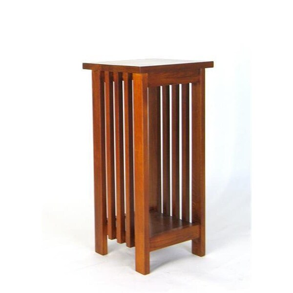 Seatsolutions 12 x 12 x 25 Flower Stand - Brown - SE704031