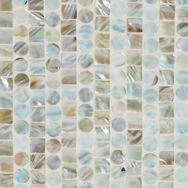 Baxton Studio Quintus Modern Bohemian Multicolor Mother of Pearl and Gold Metal Storage Cabinet - 240-13473-ZORO