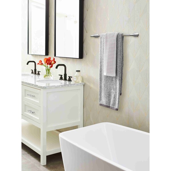 Amerock St. Vincent 3-3/4 in 96 mm Center-to-Center Polished Chrome Cabinet Pull - BP3664326