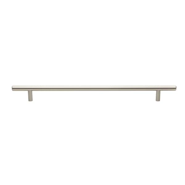 Gliderite Hardware 11 in. Center to Center Satin Nickel Solid Steel Bar Pull - 5014-228-SS, 5PK - 5014-279-SS-5