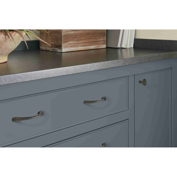 Amerock Vaile 3-3/4 in 96 mm Center-to-Center Oil-Rubbed Bronze Cabinet Pull - BP53003ORB