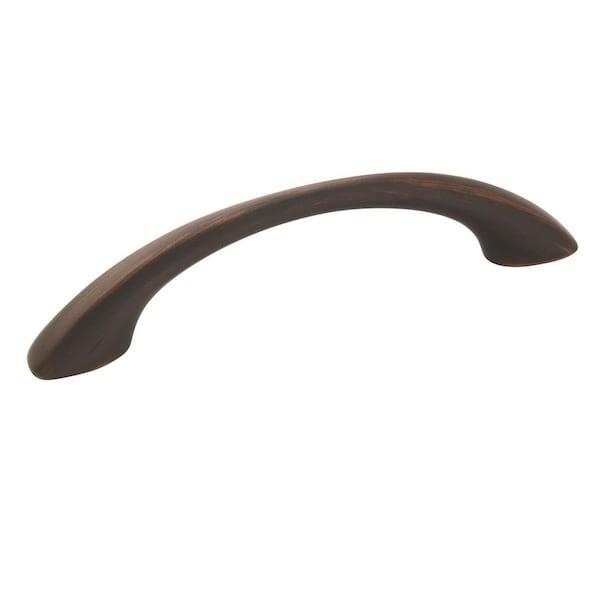 Amerock Vaile 3-3/4 in 96 mm Center-to-Center Oil-Rubbed Bronze Cabinet Pull - BP53003ORB