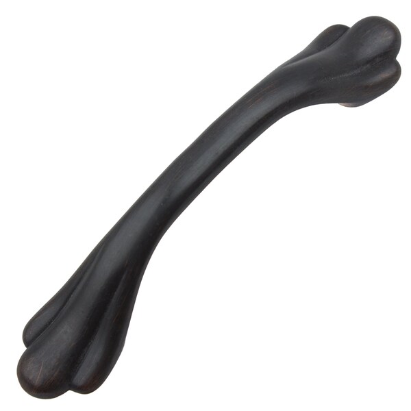 Gliderite Hardware 3 in. Center to Center Oil Rubbed Bronze Paw Pull - 4229-ORB, 5PK - 4229-ORB-5