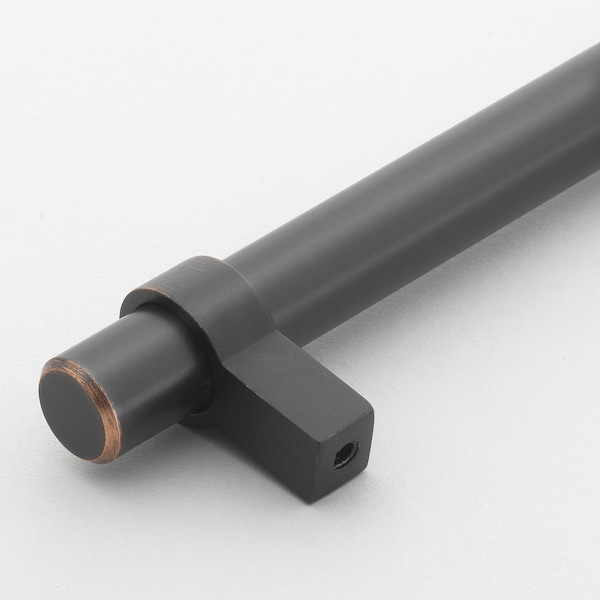 Gliderite Hardware 3 in. Center to Center Oil Rubbed Bronze Solid Steel Bar Pull - 4005-76-ORB, 25PK - 4005-76-ORB-25