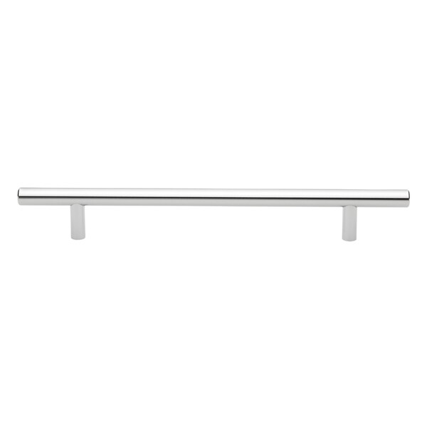 Gliderite Hardware 7 in. Center to Center Polished Chrome Solid Steel Bar Pull - 5004-178-PC, 25PK - 5004-178-PC-25