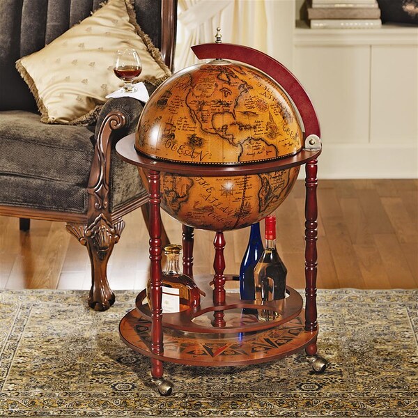 Design Toscano Sixteenth-Century Italian Replica Globe Bar - SJ45001