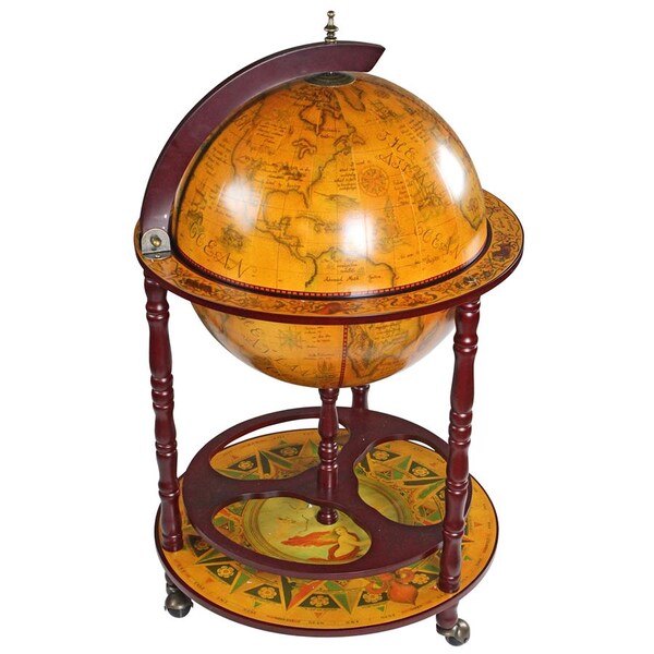 Design Toscano Sixteenth-Century Italian Replica Globe Bar - SJ45001