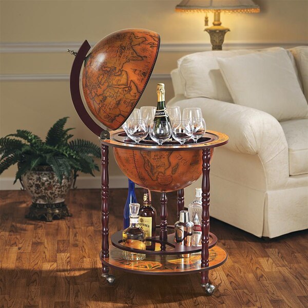 Design Toscano Sixteenth-Century Italian Replica Globe Bar - SJ45001