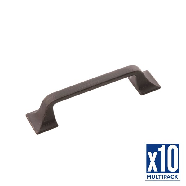 Hickory Hardware Pull 3-3/4 Inch (96mm) Center to Center, 10PK - H076701-VB-10B
