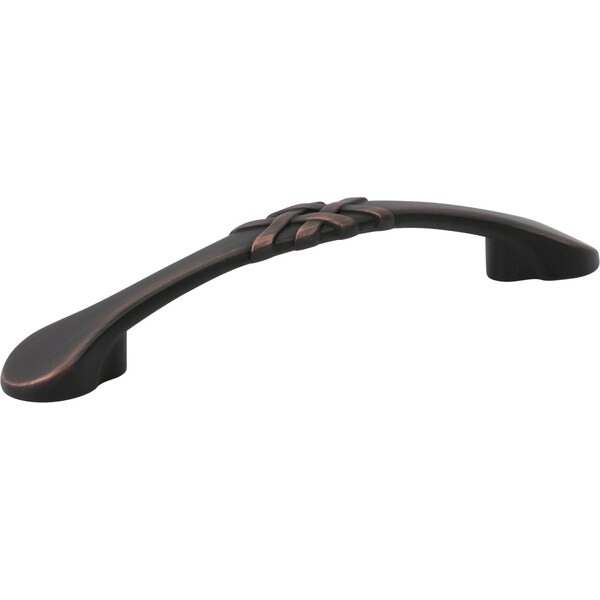 Designperfect 3-3/4'' Center-to-Center Arch Pull, Brushed Oil Rubbed Bronze - DPA-L663ORB