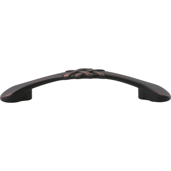 Designperfect 3-3/4'' Center-to-Center Arch Pull, Brushed Oil Rubbed Bronze - DPA-L663ORB