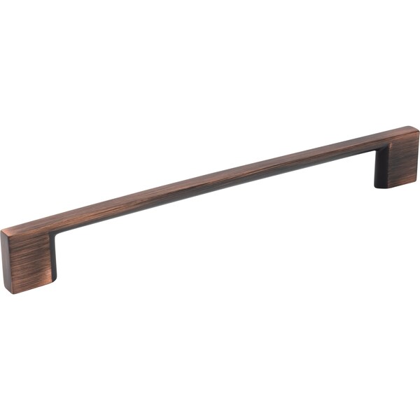 Designperfect 7-9/16Center-to-Center Square Cabinet Pull, Brushed Oil Rubbed Bronze, 10PK - DPA10S796ORB