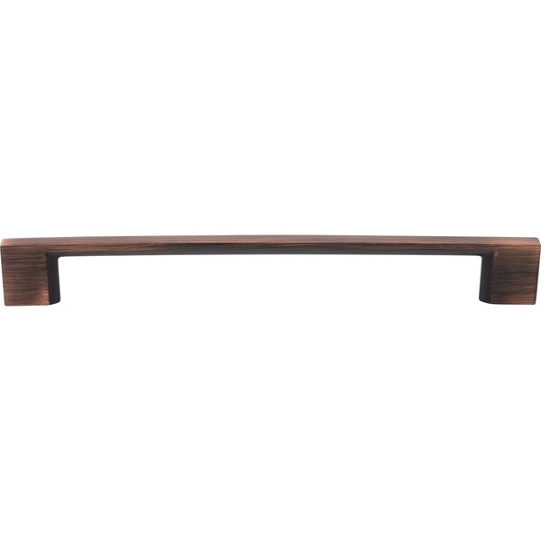 Designperfect 7-9/16Center-to-Center Square Cabinet Pull, Brushed Oil Rubbed Bronze, 10PK - DPA10S796ORB