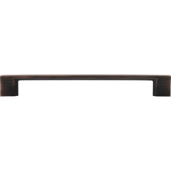 Designperfect 7-9/16Center-to-Center Square Cabinet Pull, Brushed Oil Rubbed Bronze, 10PK - DPA10S796ORB