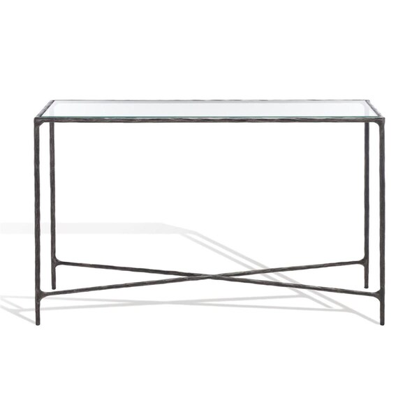 Safavieh 30 x 48 x 12 in. Jessa Rectangle Console Table, Black - SFV9502E