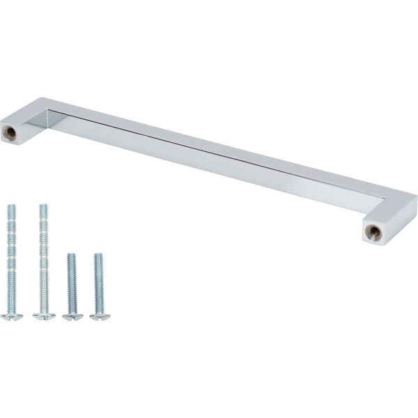 Designperfect 6-5/16'' Center-to-Center Handle Pull, Polished Chrome - DPA-S355PC