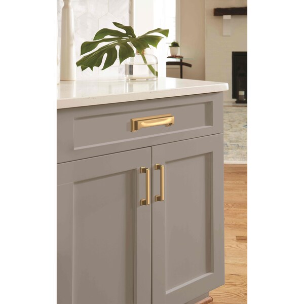 Amerock Appoint 3-3/4 in 96 mm Center-to-Center Champagne Bronze Cabinet Pull - BP36759CZ
