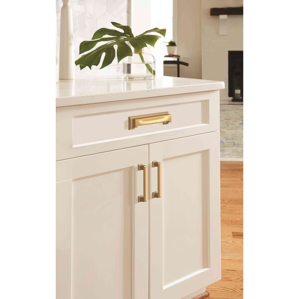 Amerock Appoint 3-3/4 in 96 mm Center-to-Center Champagne Bronze Cabinet Pull - BP36759CZ