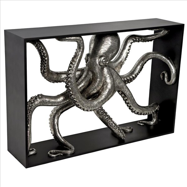 Design Toscano Depths of the Sea Kraken Octopus Console Table - NE210005