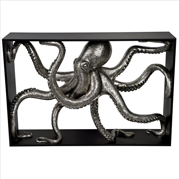 Design Toscano Depths of the Sea Kraken Octopus Console Table - NE210005