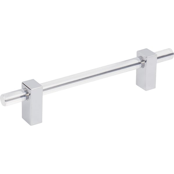 Jeffrey Alexander 128 Mm Center-To-Center Polished Chrome Spencer Cabinet Bar Pull - 578-128PC