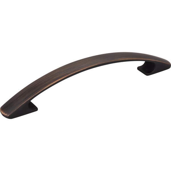 Elements By Hardware Resources 128 mm Center-to-Center Brushed Oil Rubbed Bronze Arched Strickland Cabinet Pull - 771-128DBAC