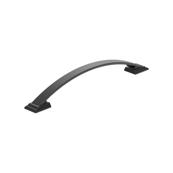 Amerock Candler 7-9/16 inch 192mm Center-to-Center Black Bronze Cabinet Pull - BP29350BBR