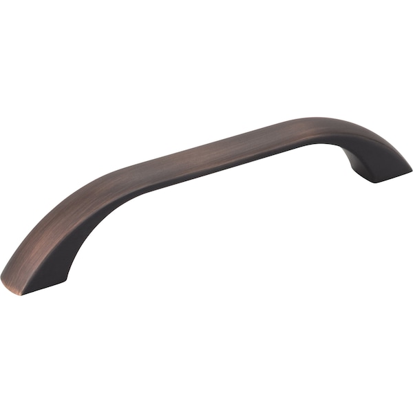 Jeffrey Alexander 128 mm Center-to-Center Brushed Oil Rubbed Bronze Square Sonoma Cabinet Pull - 4128DBAC