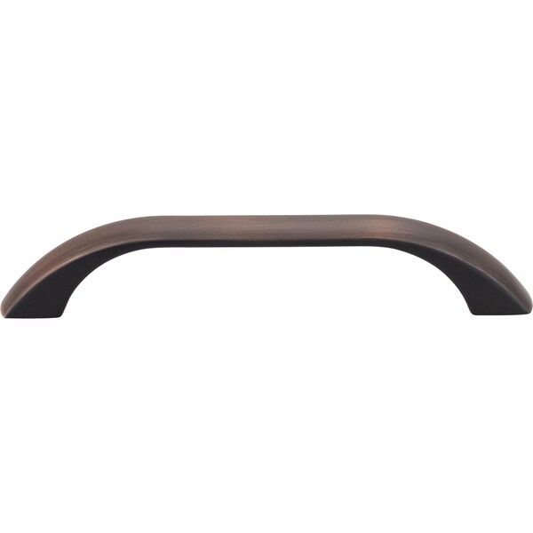 Jeffrey Alexander 128 mm Center-to-Center Brushed Oil Rubbed Bronze Square Sonoma Cabinet Pull - 4128DBAC