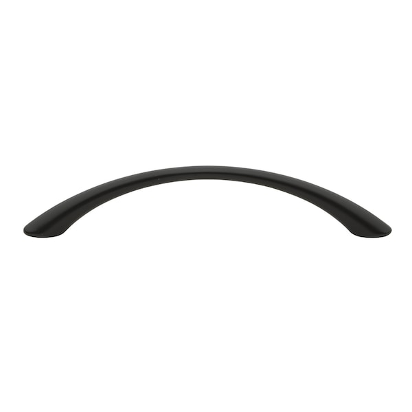 Gliderite Hardware 5 in. Center to Center Matte Black Arched Cabinet Pull - 2022-MB, 5PK - 2022-MB-5