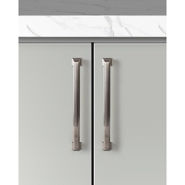 Sapphire Octa 7.5 in. (192 mm) Center-to-Center CTC, Modern Cabinet Pull (5-Pack) - SP-2044A-192-SN-5