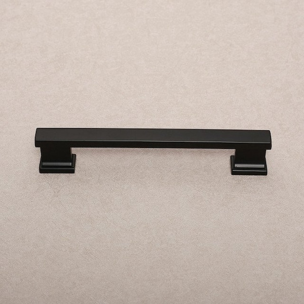Sapphire Hexa Series 5 in. (128 mm) Center-to-Center Modern Black Cabinet Handle/Pull (5-Pack) - SP-2891-128-BK-5