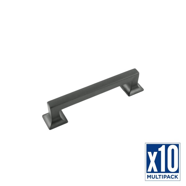 Hickory Hardware Pull 5-1/16 Inch (128mm) Center to Center, 10PK - P3012-MB-10B