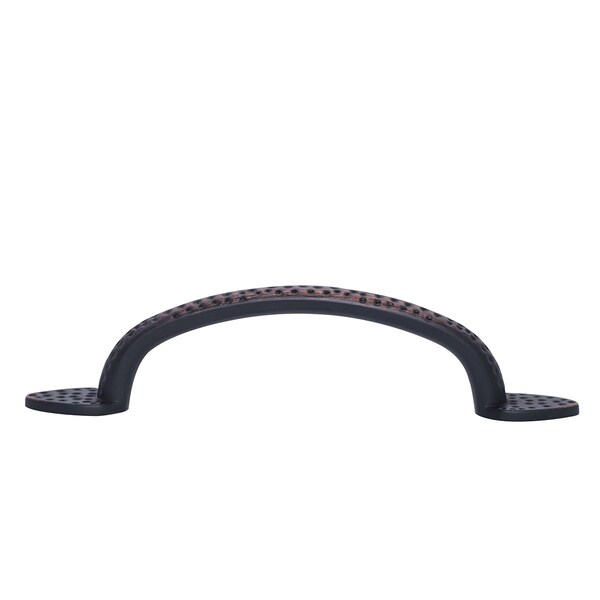 South Main Hardware Triangle Foot Cabinet Handle, 5.5"Length (3.75" Hole Center), Oil Rubbed Bronze, 10PK - SH163-OR-10
