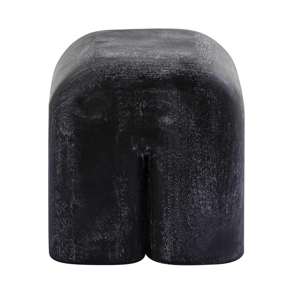 Elk Home Morris Cerused Accent Table, Black - H0805-9805