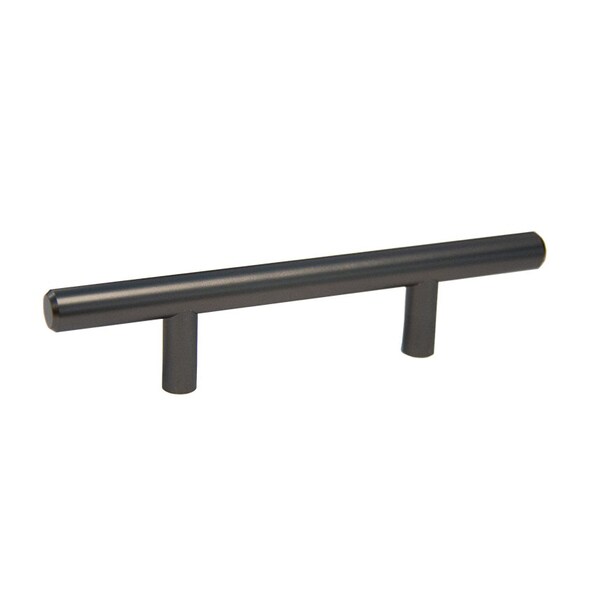 Pride Industrial 6in Bar Cabinet Pull with 3in Center to Center Dark Pewter Finish - P106DP