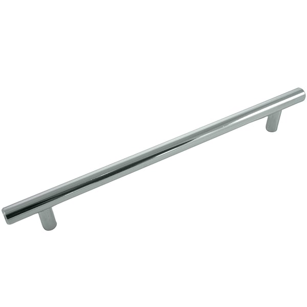 Laurey Steel T-Bar Pull, Polished Chrome, 228MM c/c - 87626