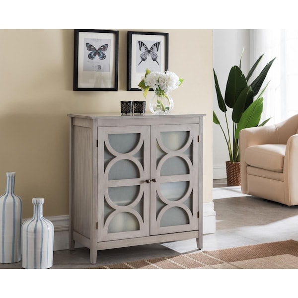 Deluxdesigns Console Table - Wash Grey - 34 x 32 x 15 in. - DE3540958