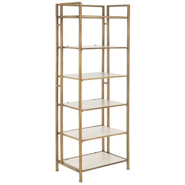 Safavieh 72 x 23.75 x 16 in. Kimmy Etegere, White - AMH1533A