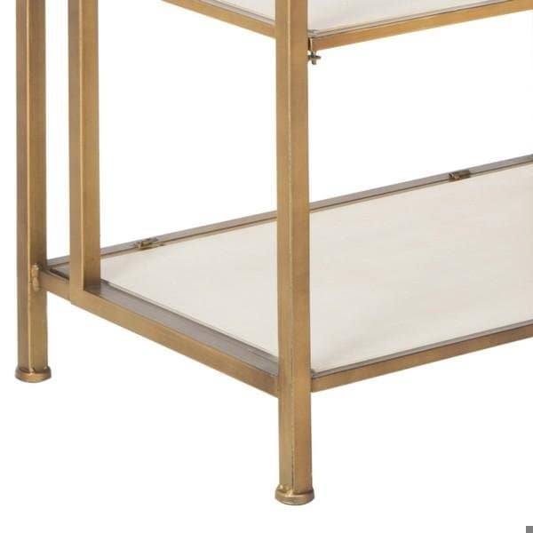 Safavieh 72 x 23.75 x 16 in. Kimmy Etegere, White - AMH1533A
