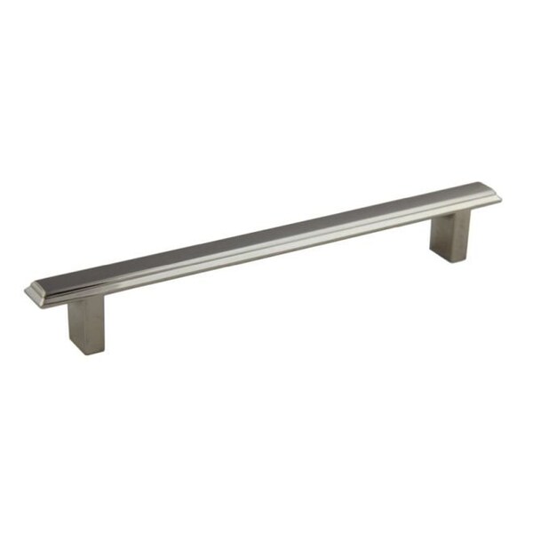 Crown 7-7/8" Washington Cabinet Pull with 6-3/10" Center to Center Satin Nickel Finish - CHP91298SN